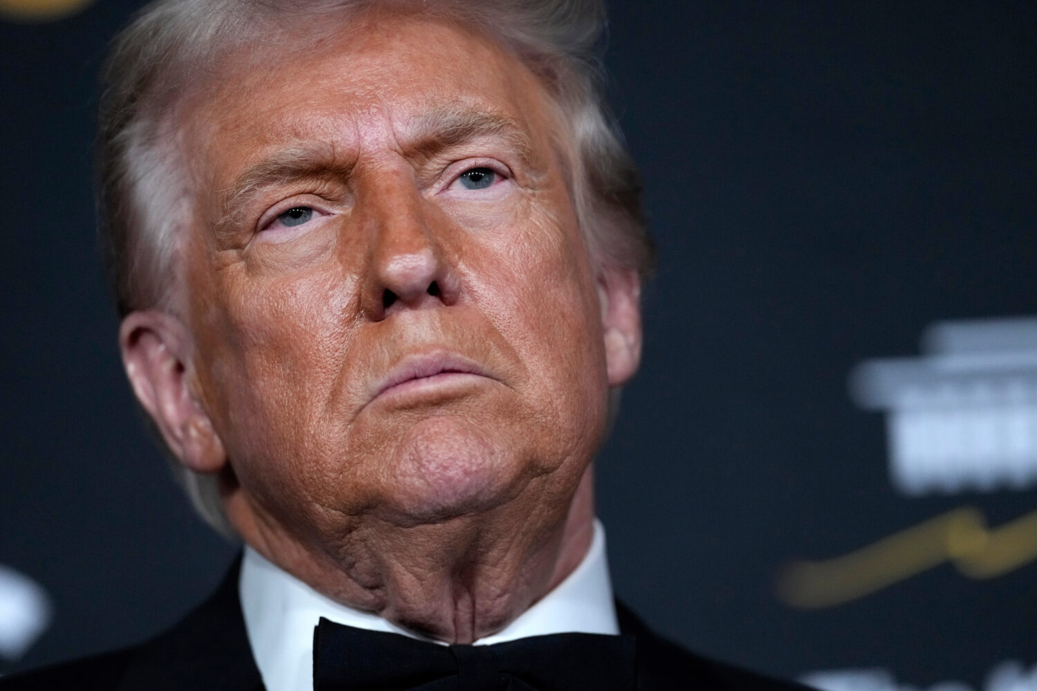 President Donald Trump walks the red carpet before the 48th Kennedy Center Honors, Sunday, Dec. 7, ...