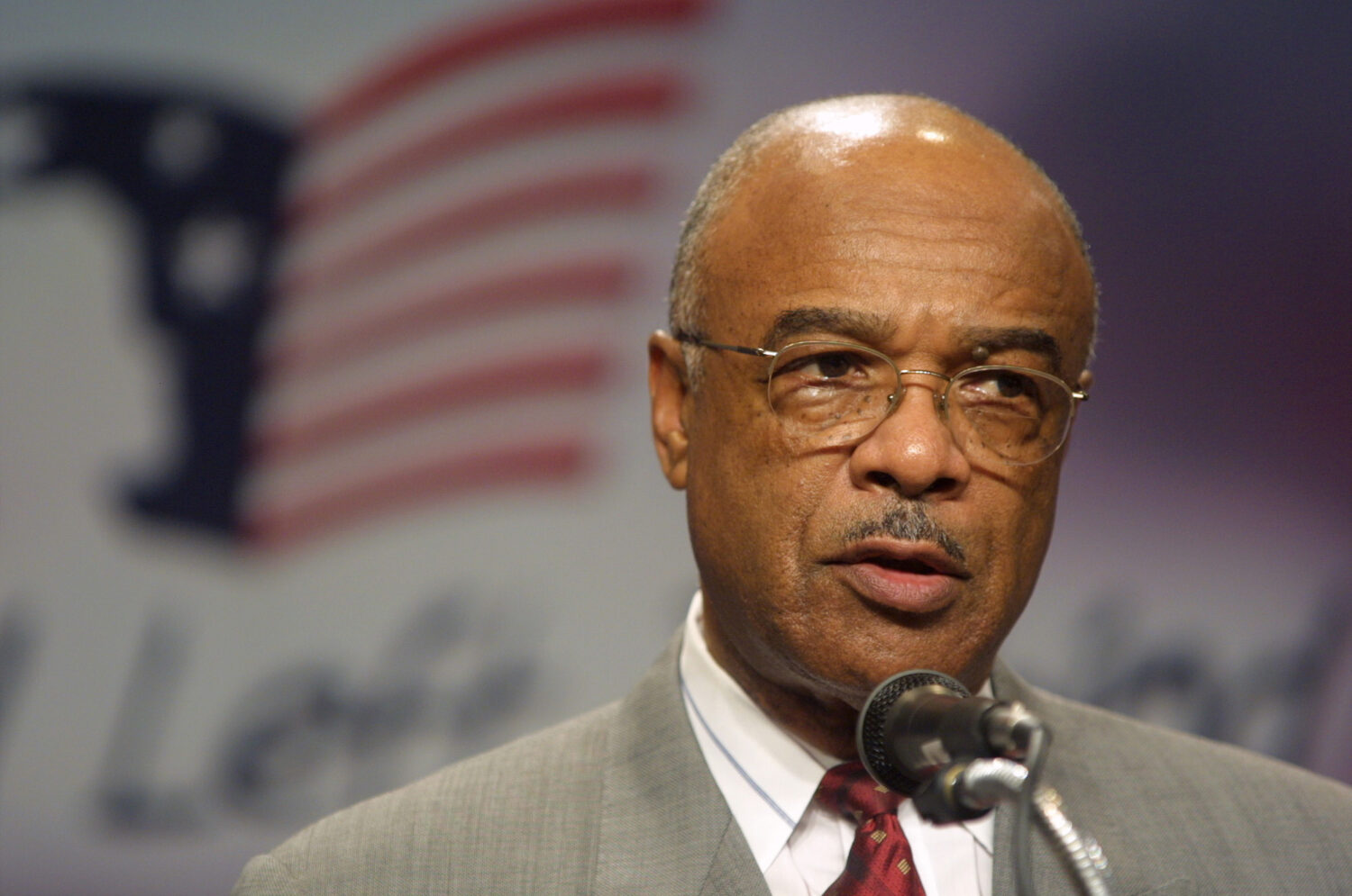 FILE - U.S. Secretary of Education Rod Paige speaks to reporters at the Education Department in Was...