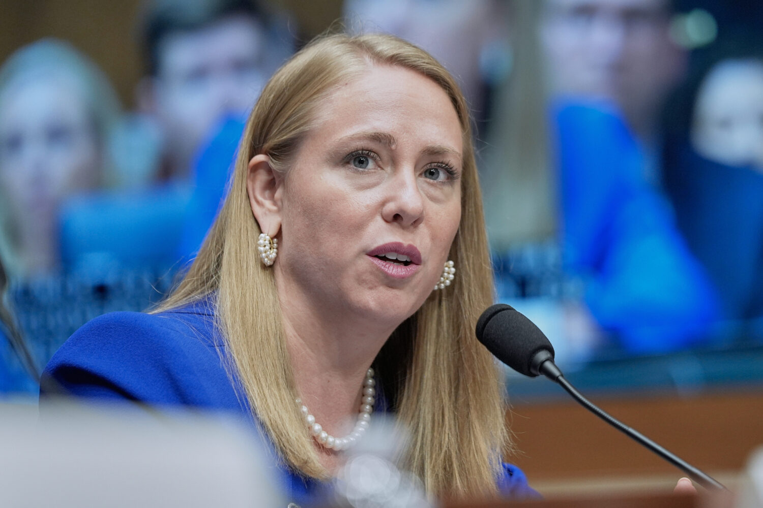 FILE - Andrea Lucas, nominee to be a member of the Equal Employment Opportunity Commission, testifi...