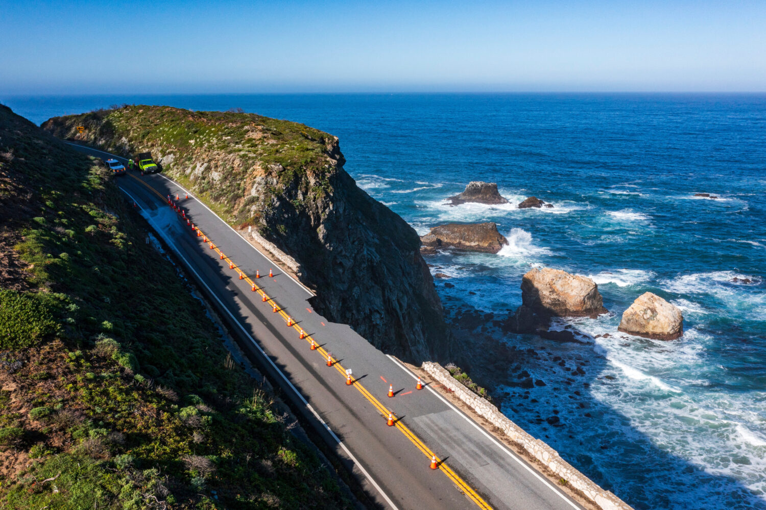 California's scenic Highway 1 near Big Sur reopens 3 years after