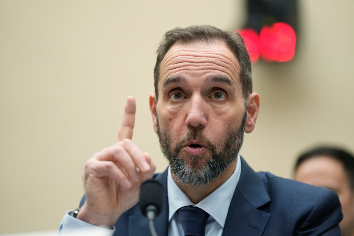 Former Justice Department special counsel Jack Smith testifies before the House Judiciary Committee...