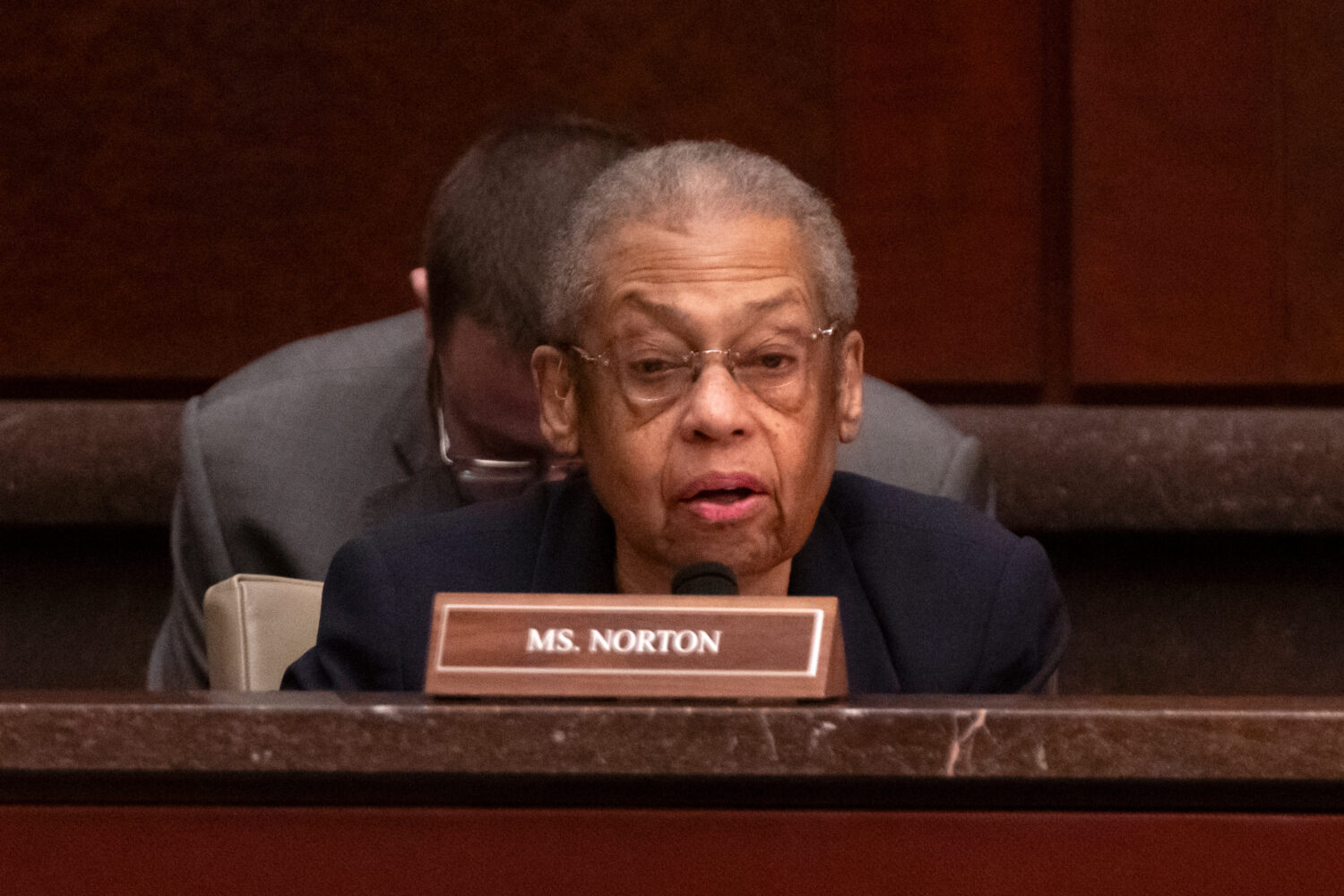Del. Eleanor Holmes Norton, D-D.C., speaks during a hearing of the House Committee on Oversight and...