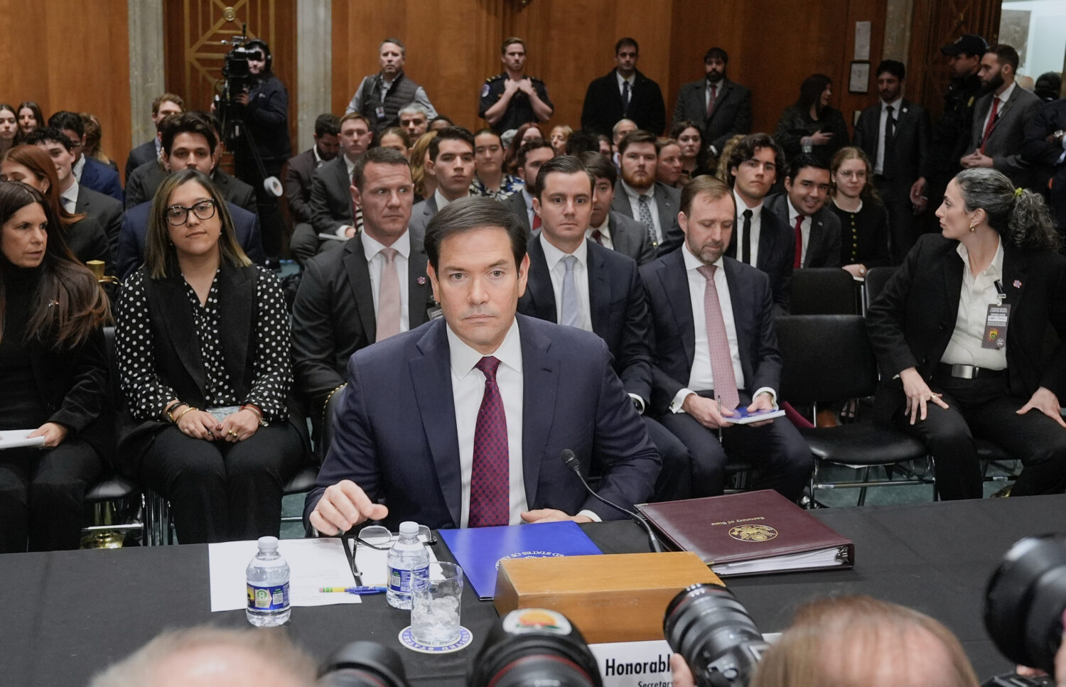 Secretary of State Marco Rubio appears before the Senate Foreign Relations Committee, on Capitol Hi...
