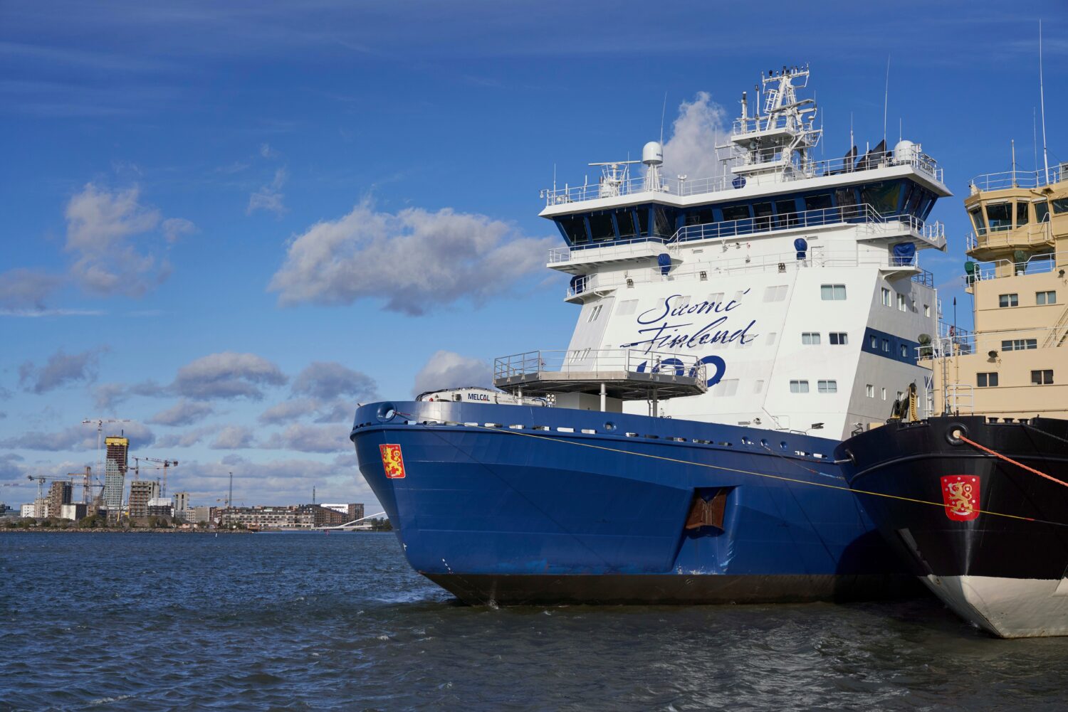 FILE -Finnish icebreaker Polaris is moored in Helsinki, Finland, Thursday Sept. 27, 2018. (AP Photo...