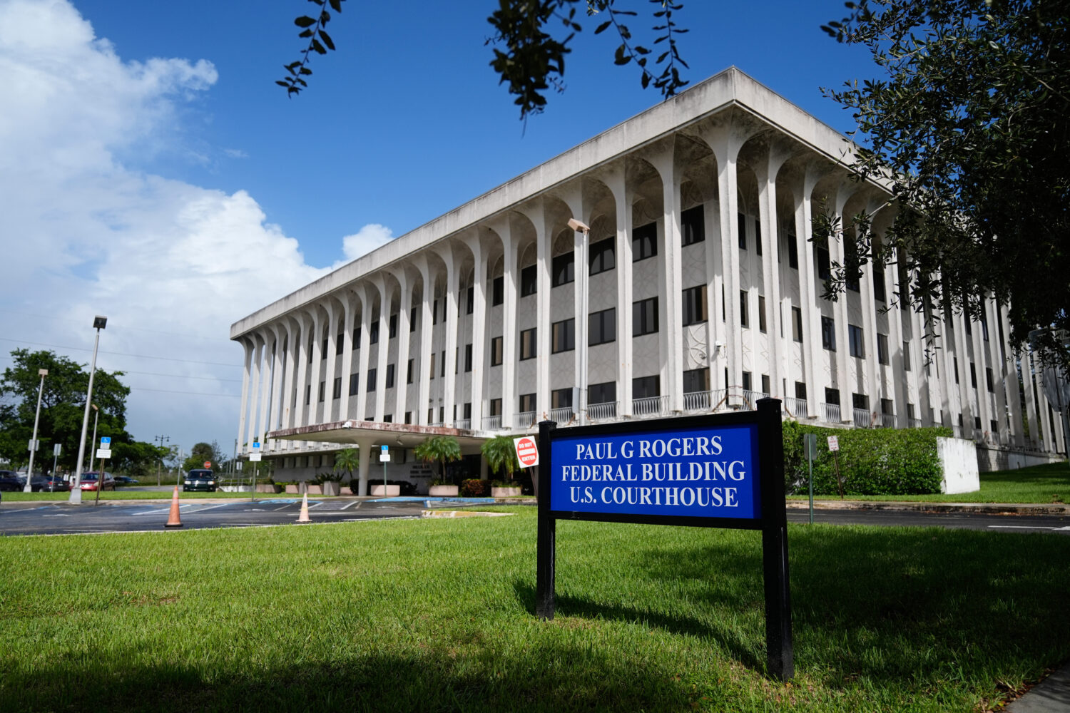 FILE - The Paul G. Rogers Federal Building and U.S. Courthouse is seen in West Palm Beach, Fla., Oc...