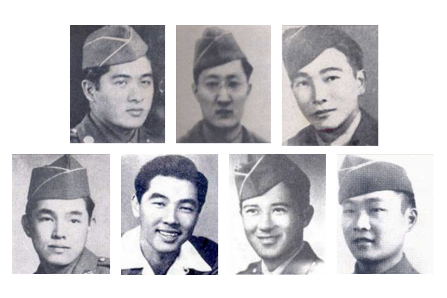 This combo image made with photos provided by the U.S. Army Pacific shows, from left to right, Univ...