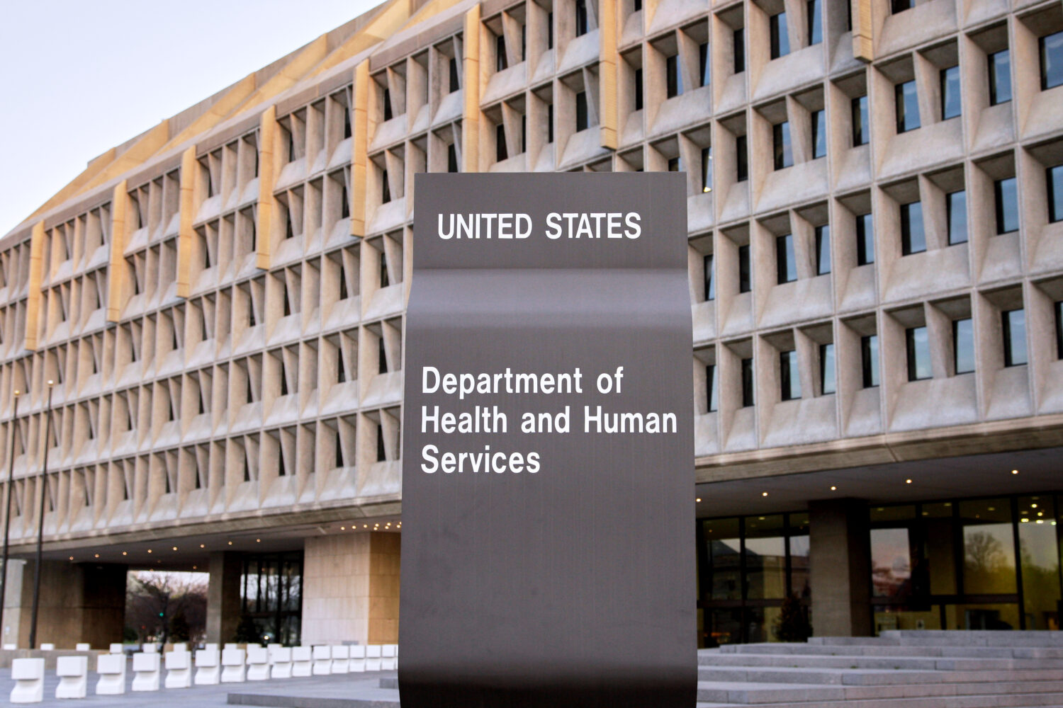 FILE - The U.S. Department of Health and Human Services building is seen, April 5, 2009, in Washing...
