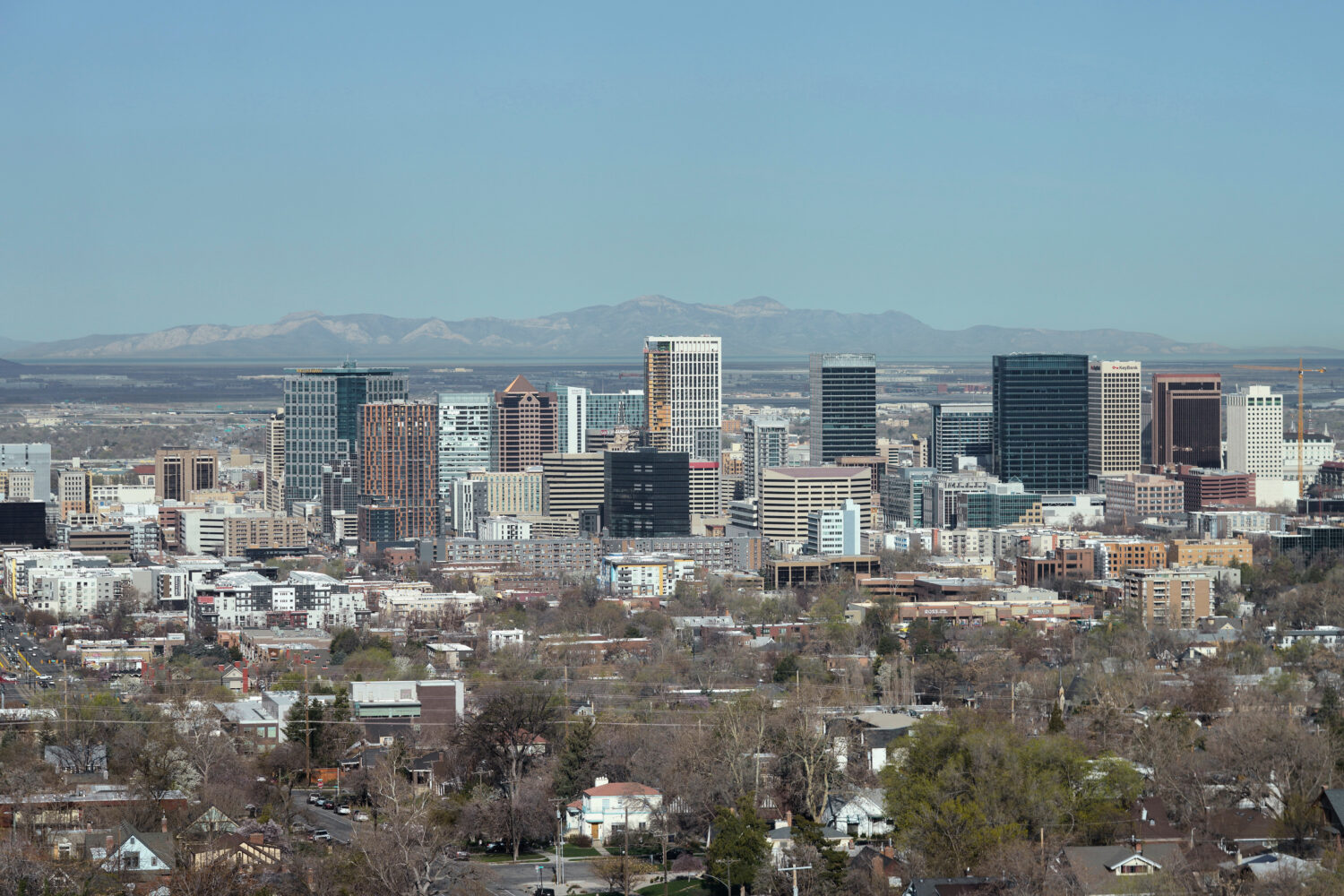 FILE - Salt Lake City, where Elleshia Seymour lived with her children before allegedly taking them ...