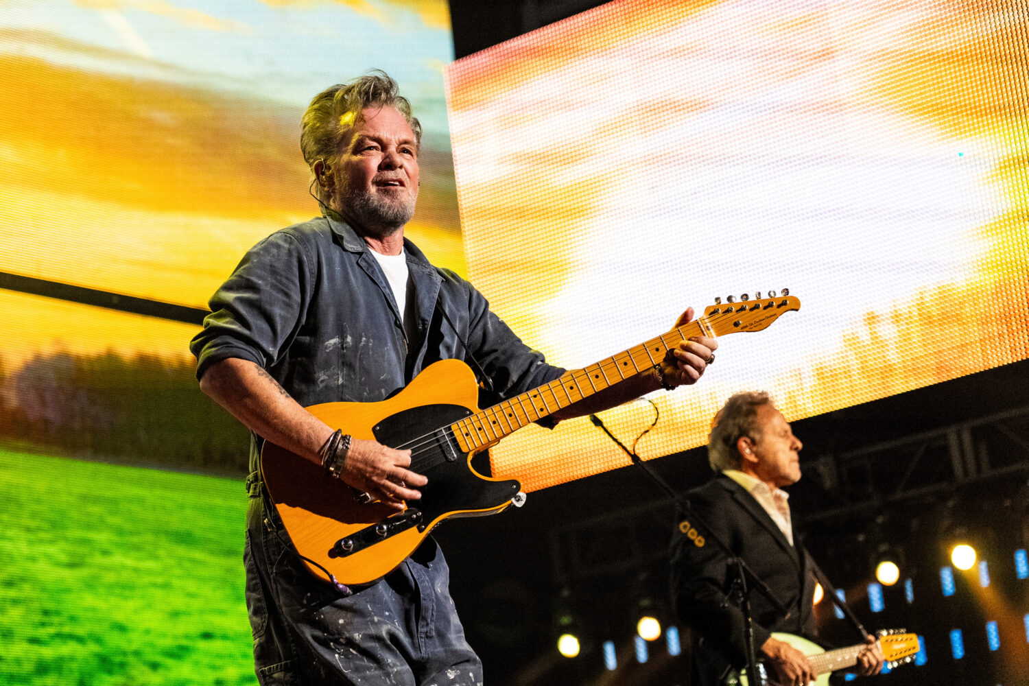 FILE - John Mellencamp performs during Farm Aid on Saturday, Sept. 23, 2023, in Noblesville, Ind. (...