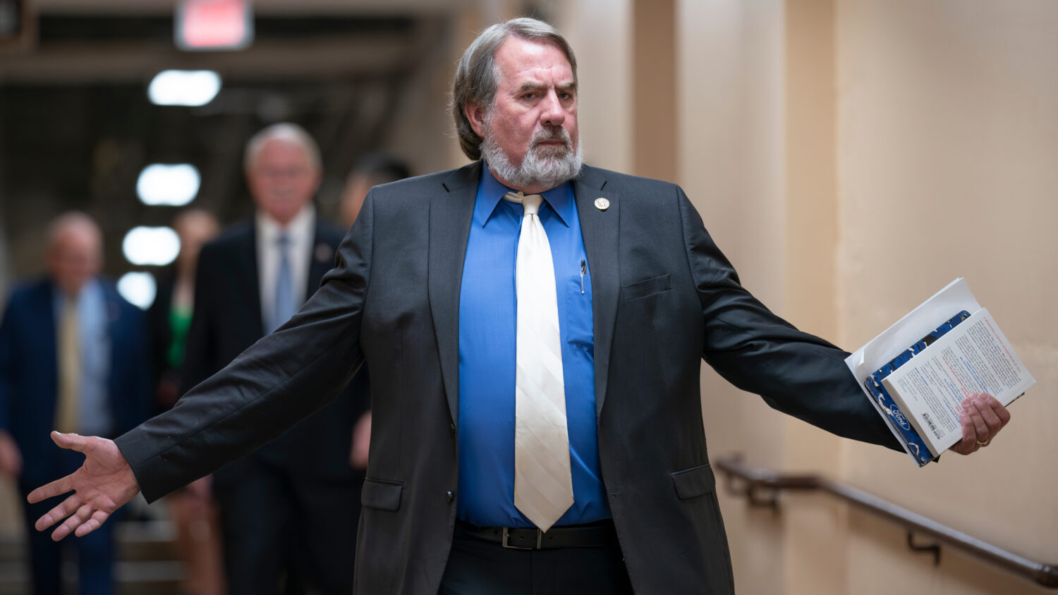 FILE - Rep. Doug LaMalfa, R-Calif., a member of the House Agriculture Committee, arrives for a clos...