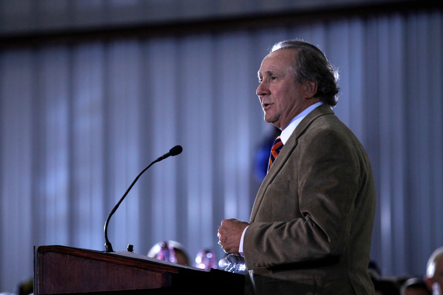 FILE - Michael Reagan, the son of former President Ronald Reagan, introduces Republican presidentia...