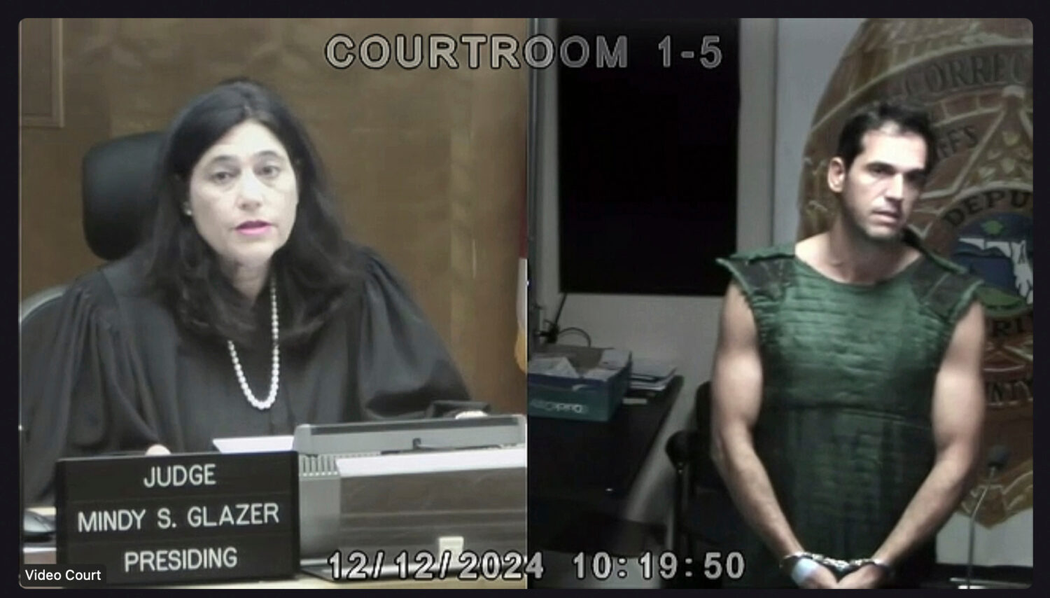FILE - In this screenshot, Miami Dade Circuit Court Judge Mindy S. Glazer is seen via video presidi...