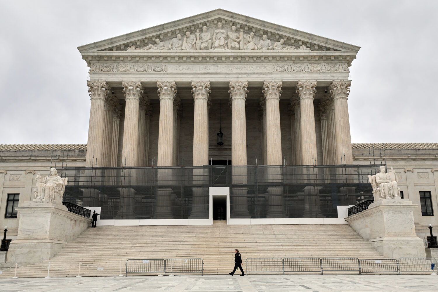 The U.S. Supreme Court is seen, Wednesday, Jan. 14, 2026, in Washington. (AP Photo/Rahmat Gul)Credi...