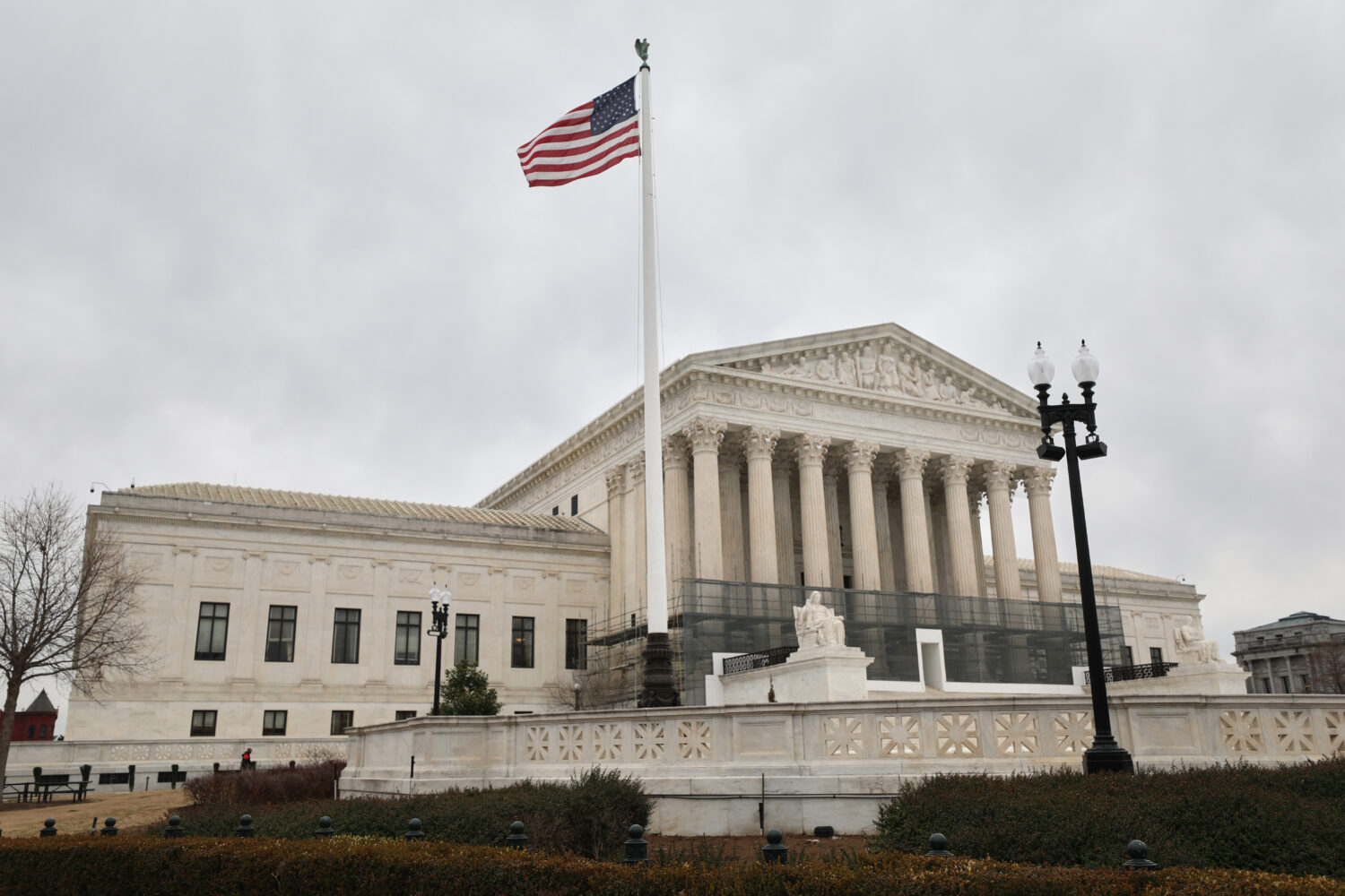 U.S. Supreme Court is seen, Wednesday, Jan. 14, 2026, in Washington. (AP Photo/Rahmat Gul)Credit: A...