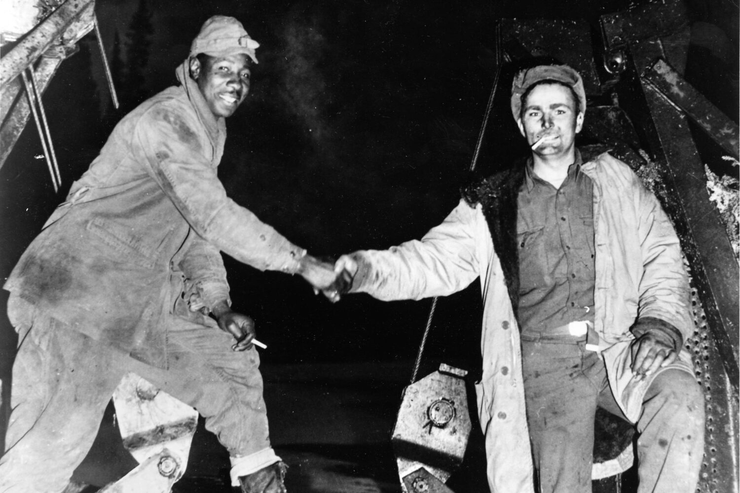 FILE - This Oct. 25, 1942, photo provided by the U.S. Army Corps of Engineers Office of History, sh...