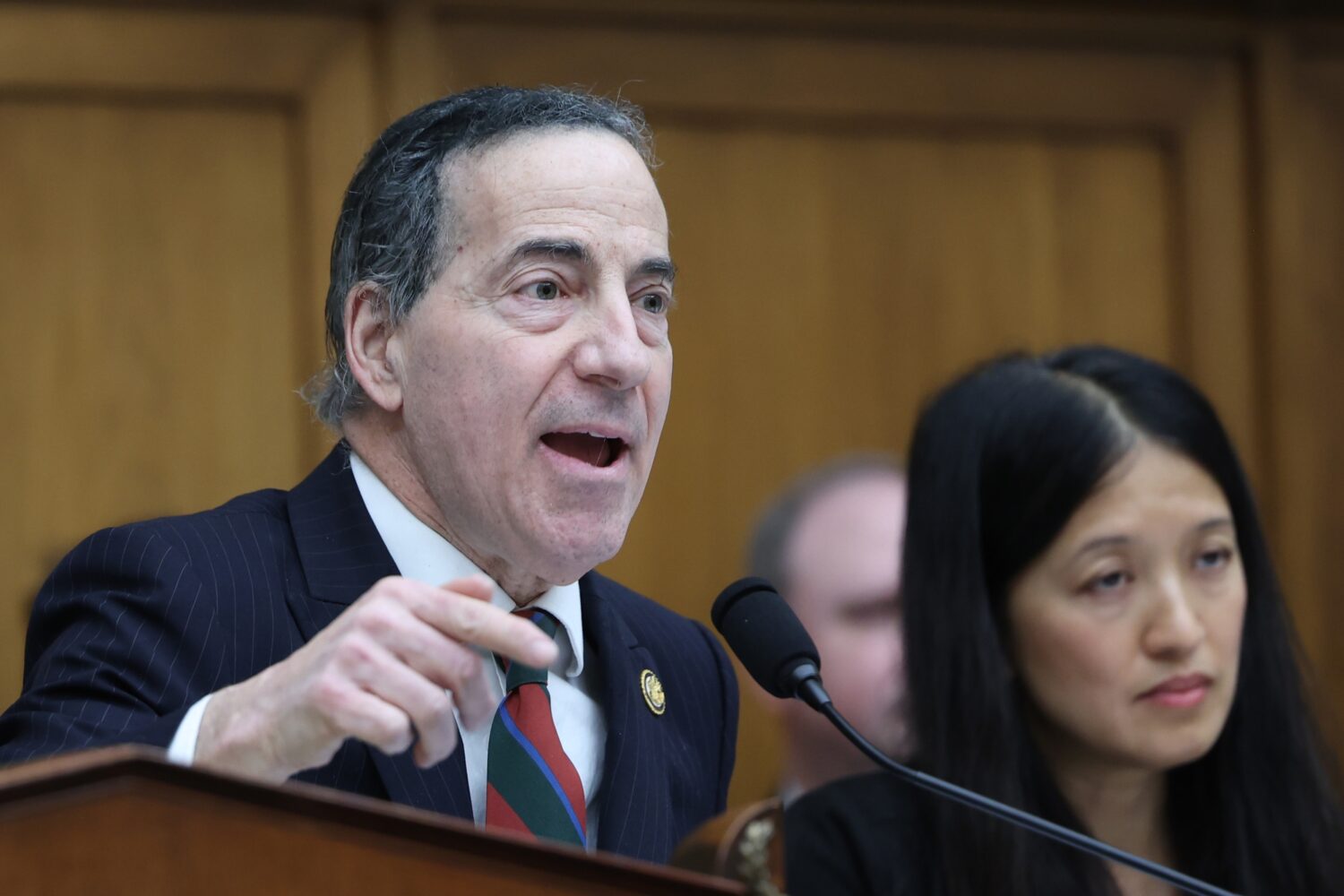Committee Ranking Member Rep. Jamie Raskin D-Md. Speaks as Attorney General Pam Bondi testifies bef...