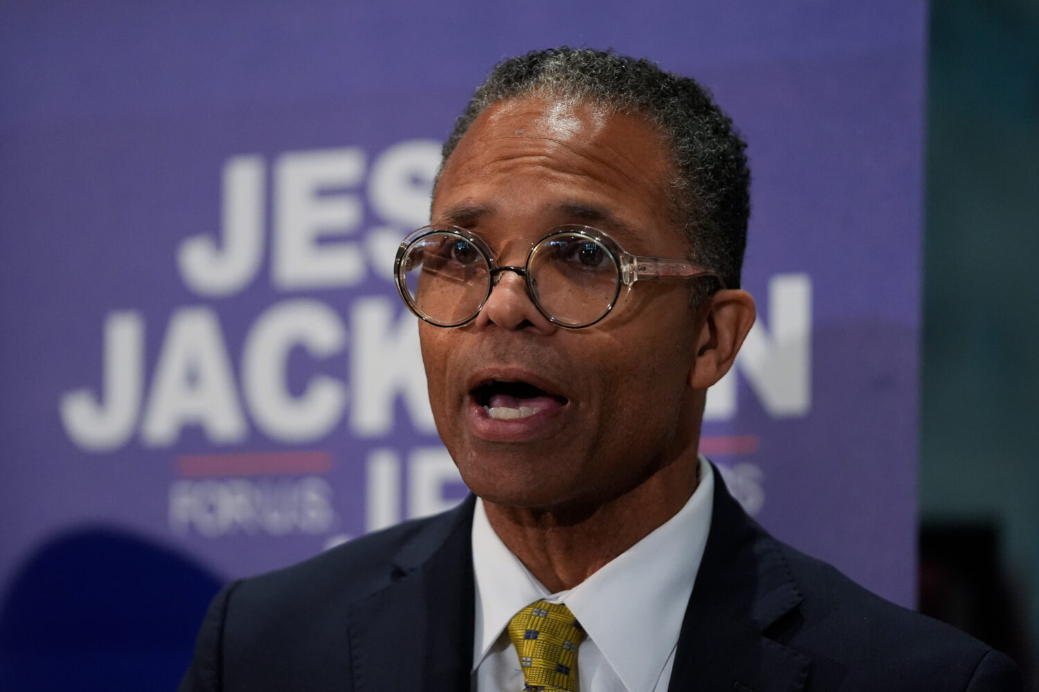 Former Illinois Rep. Jesse Jackson Jr. speaks during an event where he was endorsed by the Southlan...