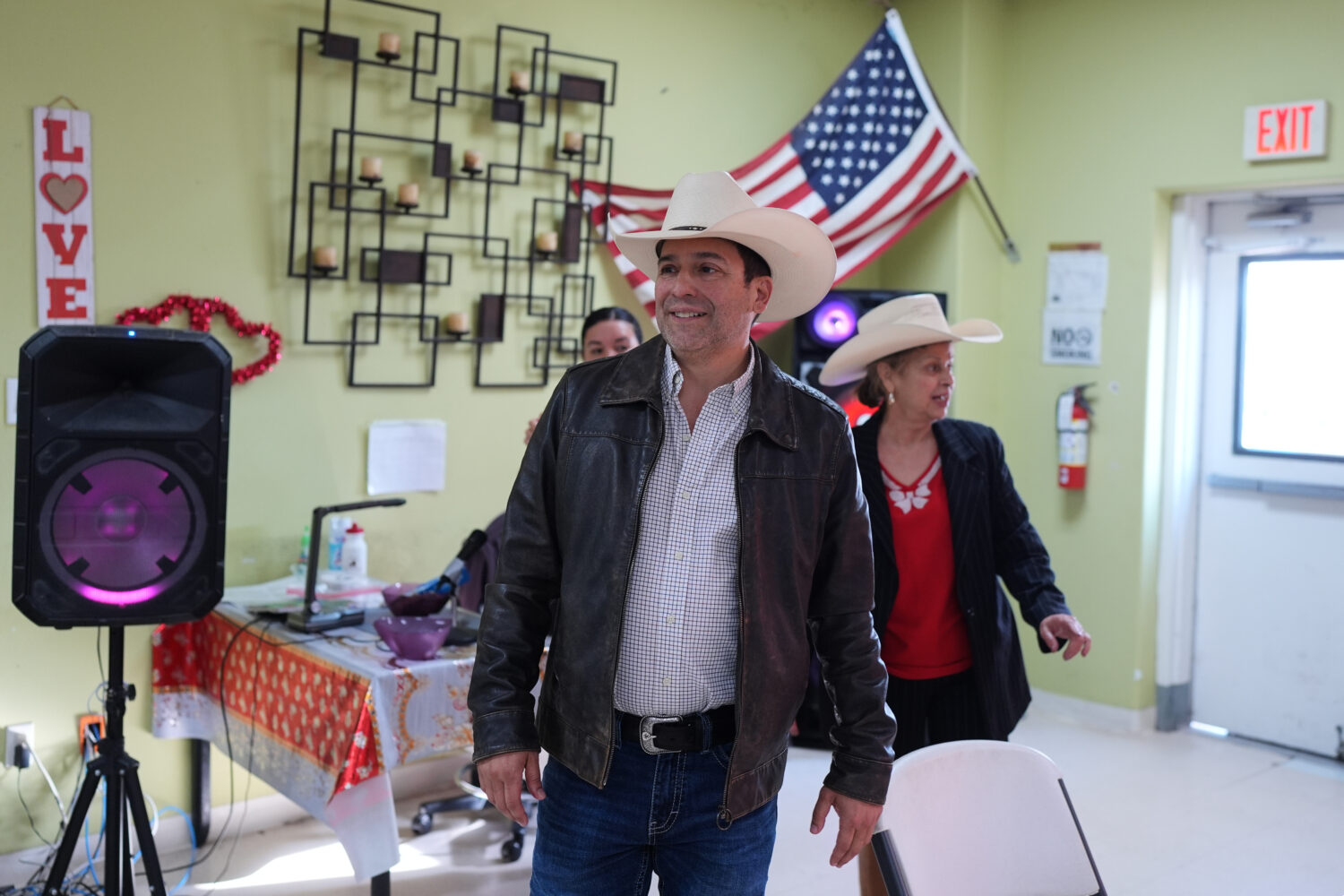 Democratic candidate for congress Bobby Pulido makes a campaign stop in Pharr, Texas, Tuesday, Feb....