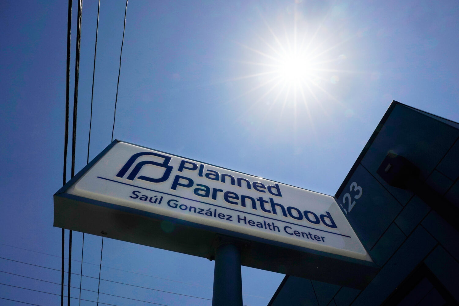 FILE - A Planned Parenthood sign is displayed outside a facility in Austin, Texas, Monday, Aug. 14,...