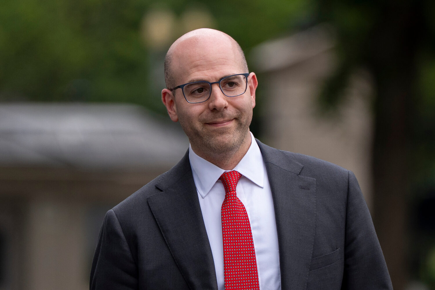 FILE - Stephen Miran, chairman of the Council of Economic Advisors, walks at the White House, June ...