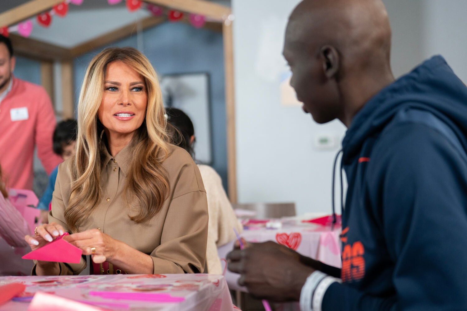 Melania Trump says she doesn't eat 'much sweets' as she celebrates Valentine's Day with children - MyNorthwest.com