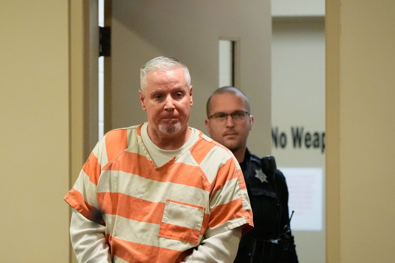 FILE - Colin Gray, the father of Apalachee High School shooting suspect Colt Gray, arrives to the c...