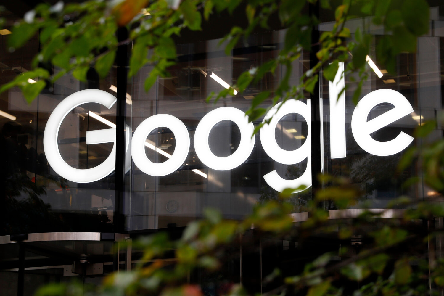 FILE - The Google logo is displayed at their offices, Nov. 1, 2018, in London. . (AP Photo/Alastair...