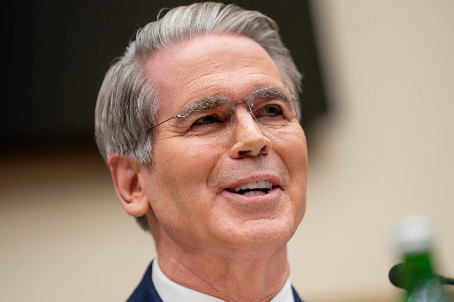 Secretary of the Treasury Scott Bessent speaks during a House Financial Services Committee hearing ...