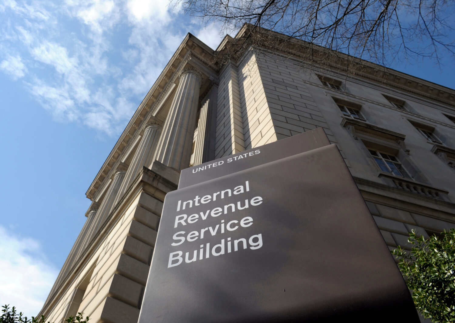 FILE - The exterior of the Internal Revenue Service (IRS) building in Washington, is photographed M...