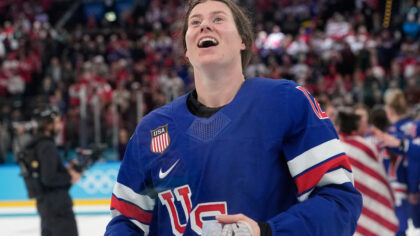 Winter Olympics recap: US beats Canada in OT for women's hockey gold medal, Stolz stunned in 1,500