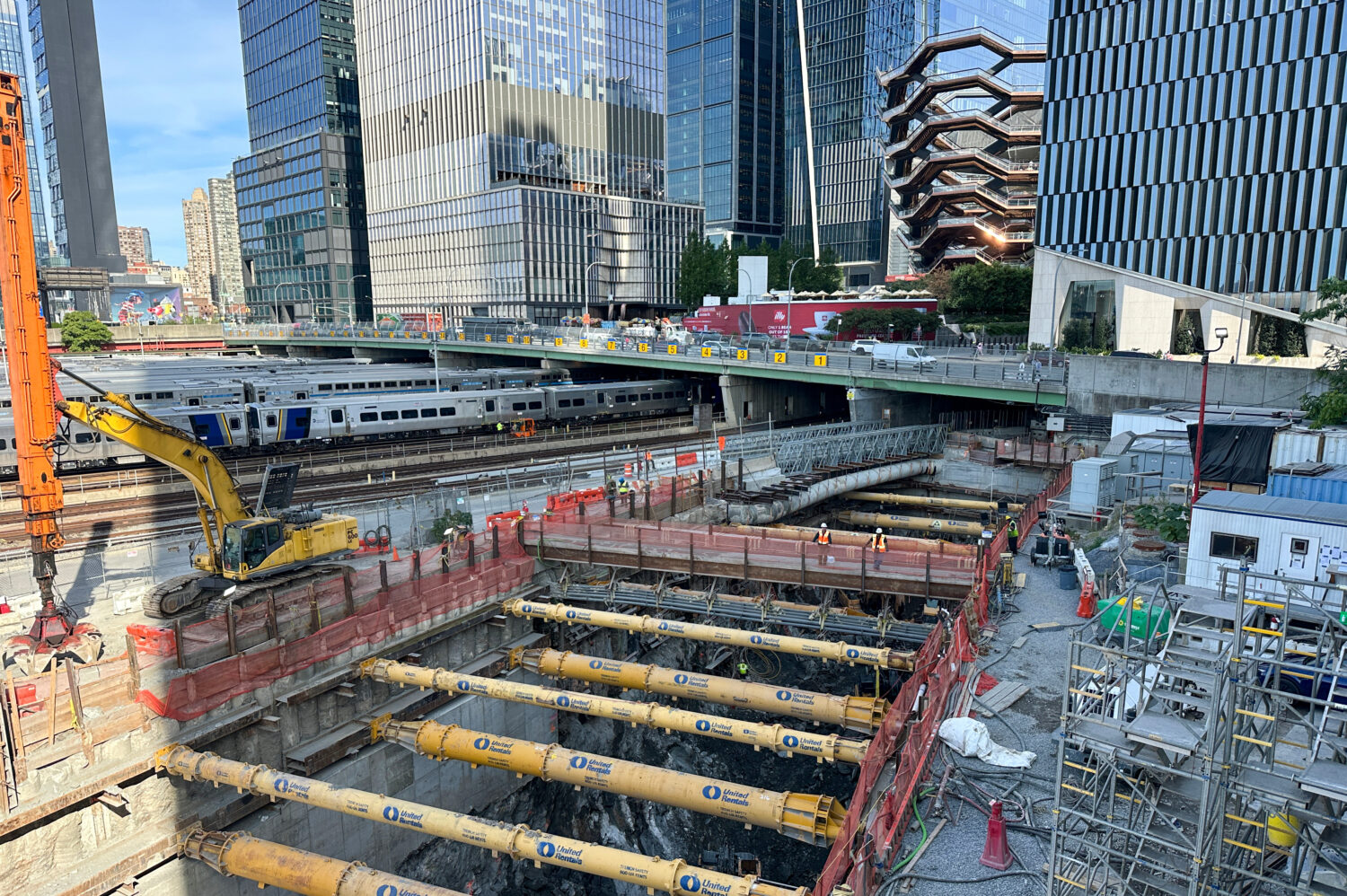 FILE - A tunnel is under construction in Manhattan that will connect New York and New Jersey Oct. 2...