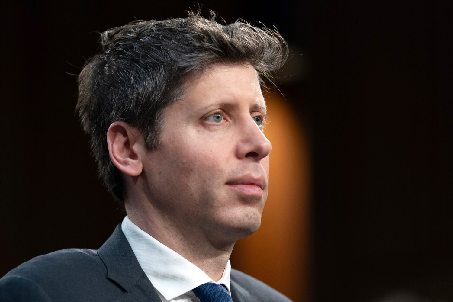 FILE - Sam Altman, co-founder and CEO of OpenAI, testifies before a Senate committee hearing on Cap...