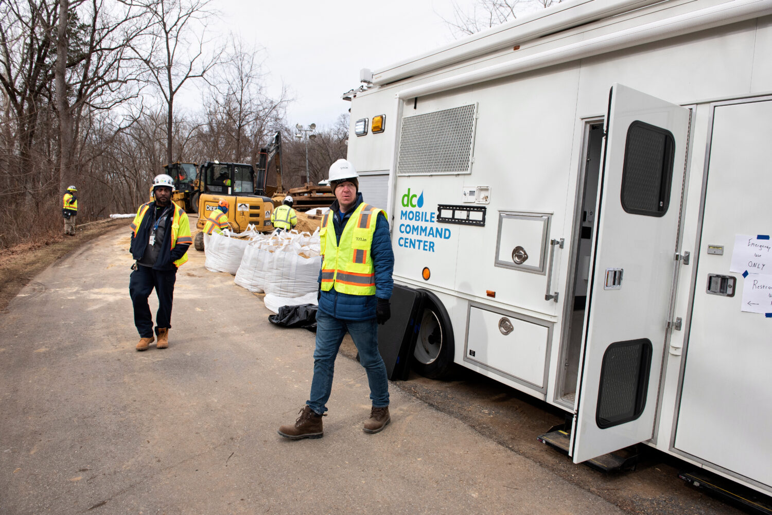 D.C. Water has established a command center where a massive pipe rupture is sending raw sewage into...