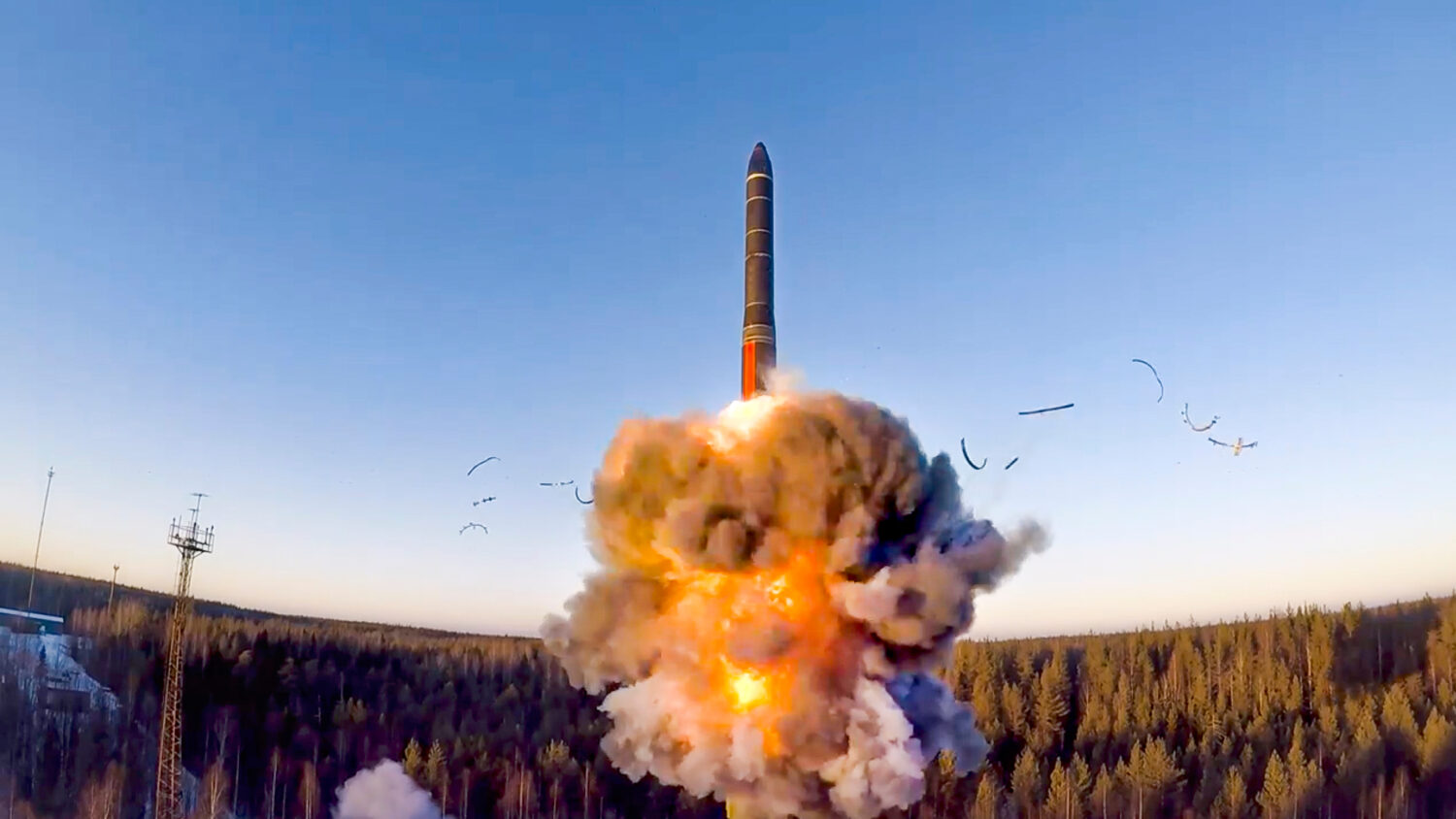 FILE - This photo taken from a video distributed on Dec. 9, 2020 by the Russian Defense Ministry Pr...