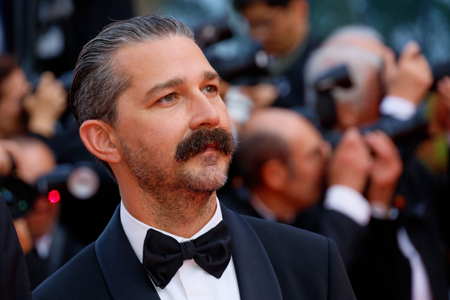 FILE - Shia LaBeouf appears at the premiere of "The Phoenician Scheme" at the 78th international fi...