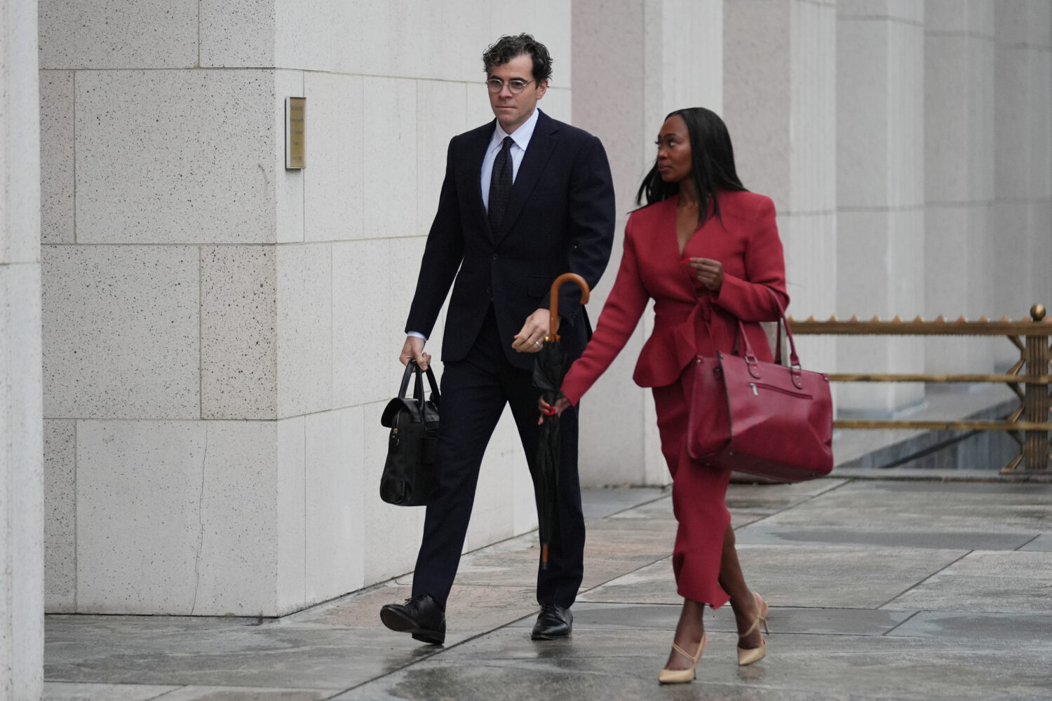 Adam Mosseri, CEO of Instagram, arrives in court to testify in a landmark social media case that se...