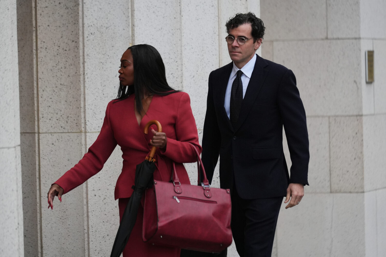 Adam Mosseri, CEO of Instagram, arrives in court to testify in a landmark social media case that se...