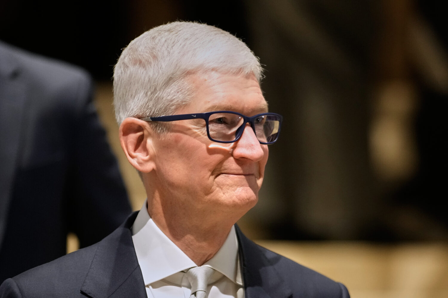 Apple CEO Tim Cook during the Annual Meeting of the World Economic Forum in Davos, Switzerland, Tue...