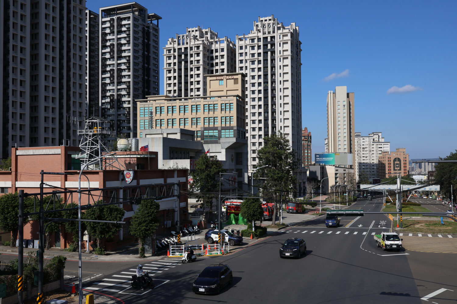 A general view of residential areas near the Hsinchu Science Park, in Hsinchu, Taiwan, on Thursday,...