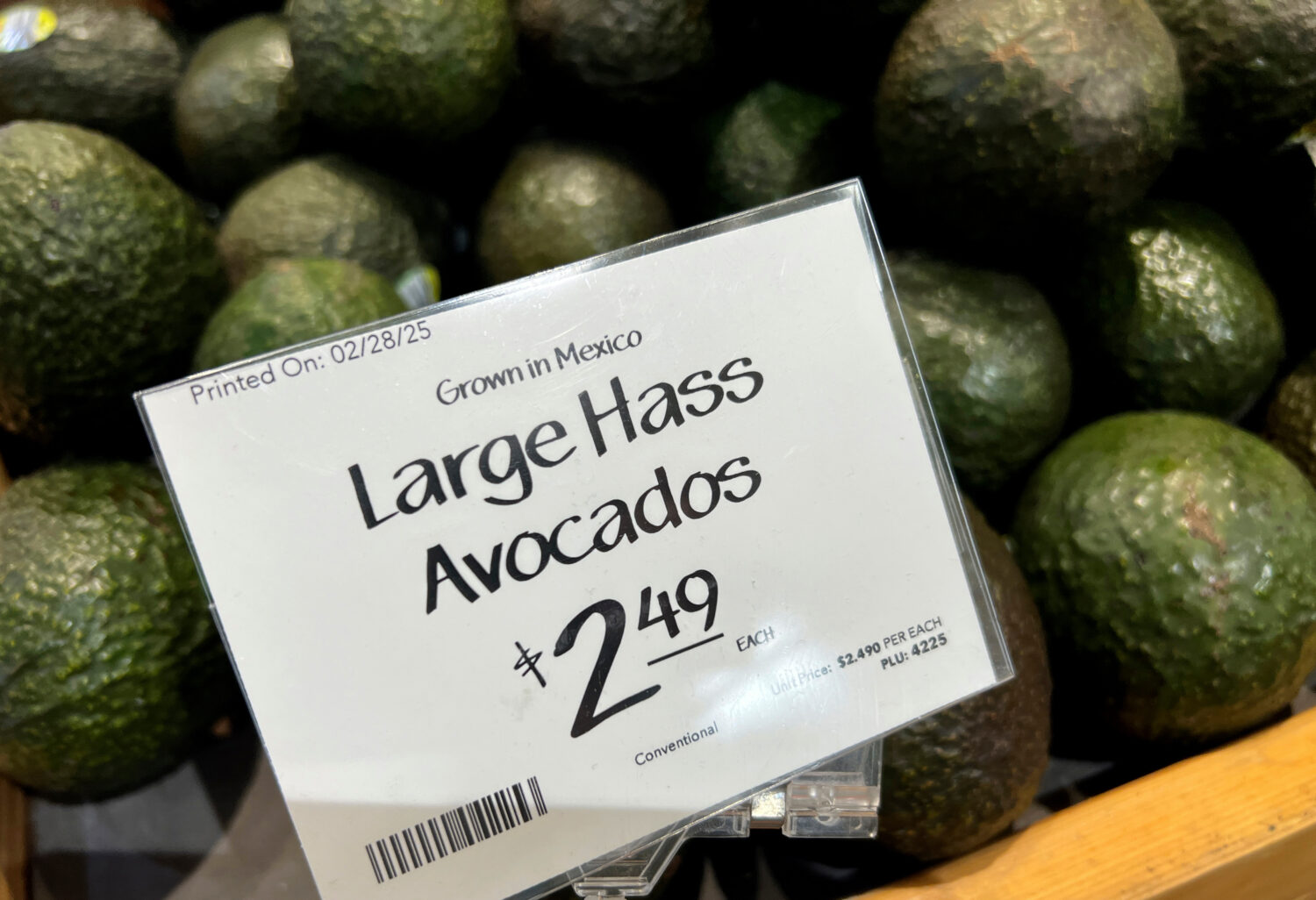 FILE - Avocados imported from Mexico are for sale in a supermarket in Miami as the United States im...