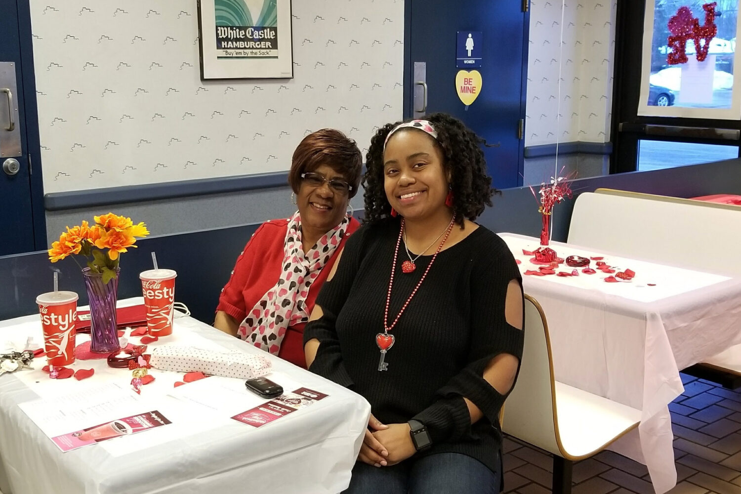 In this undated photo, Krystal Gray, 43, of Detroit, and her mother, Cornelia Murphy, celebrate Val...