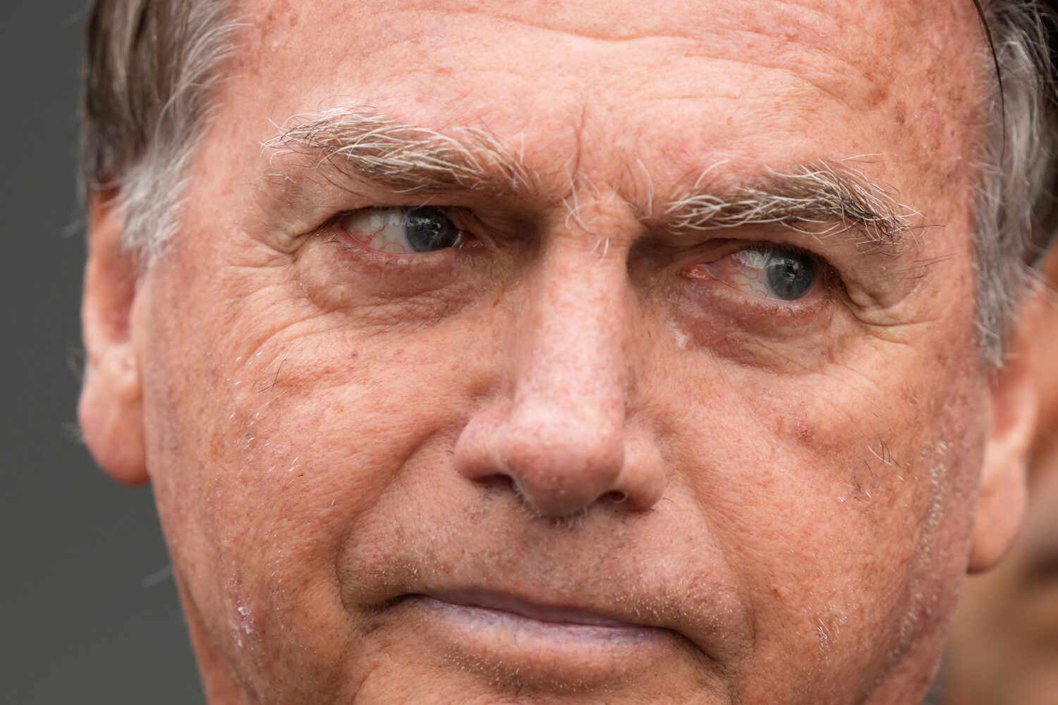 FILE - Brazil's former President Jair Bolsonaro, temporarily allowed out of house arrest for medica...