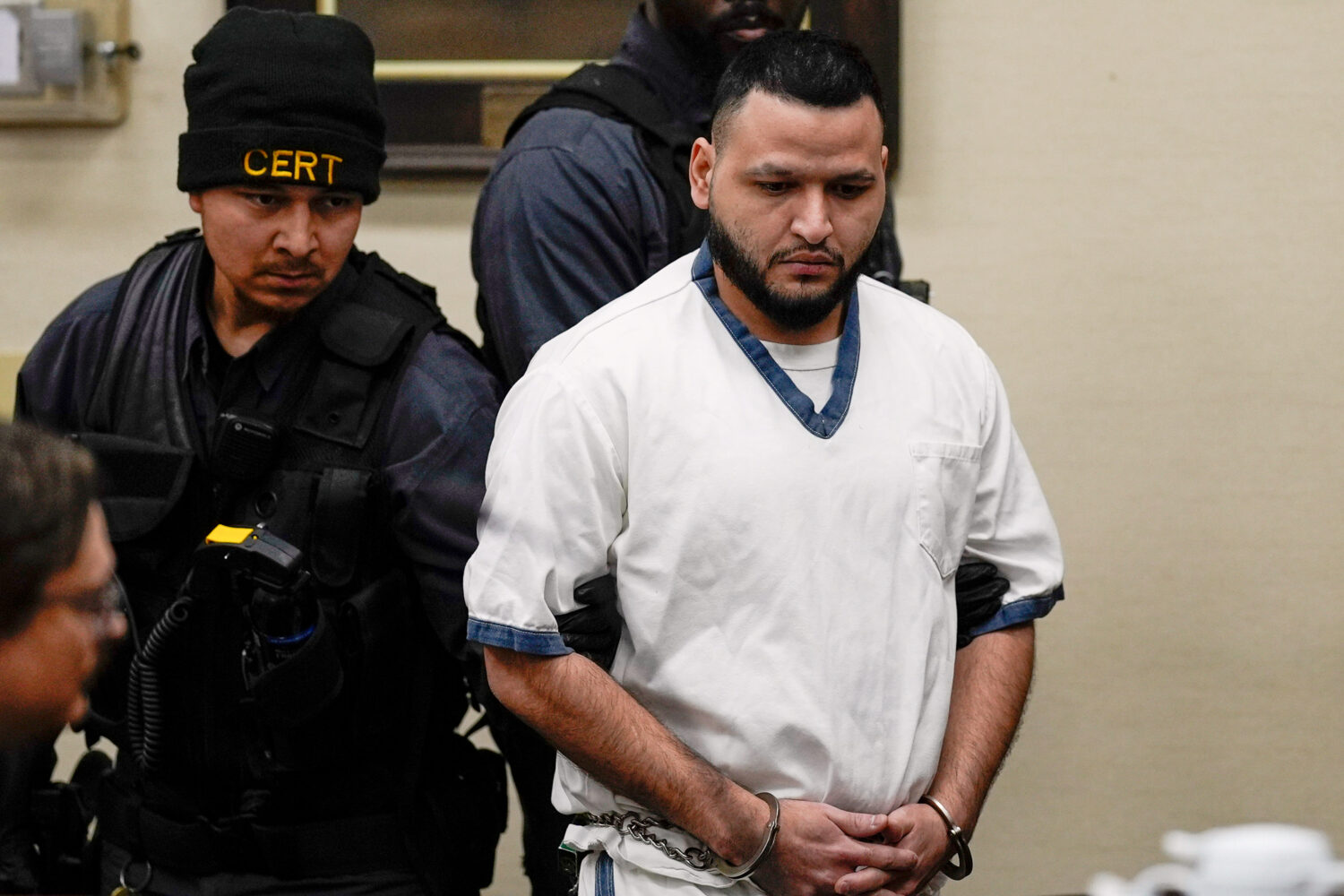 FILE - Jose Ibarra enters court during a hearing on a motion for a new trial for Ibarra in a Athens...