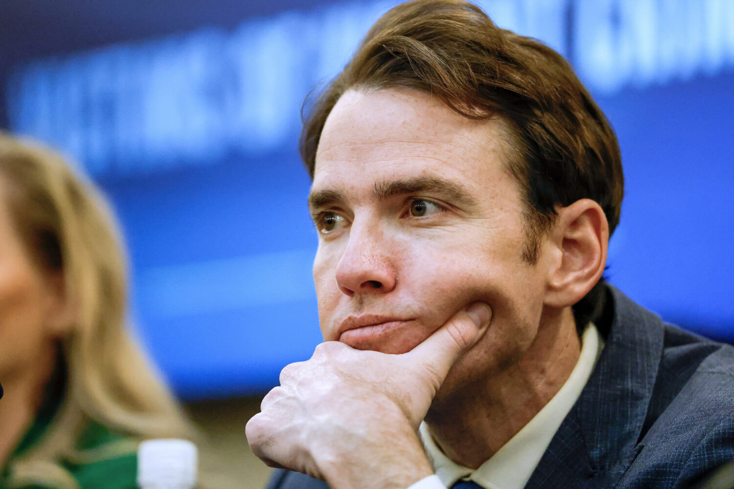 FILE - Rep. Kevin Kiley, R-Calif., listens to testimony as the House Judiciary Subcommittee on Over...