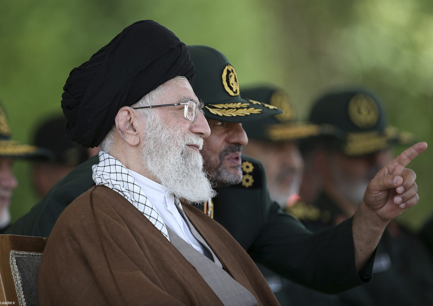 FILE- In this picture released by the official website of the office of the Iranian supreme leader,...