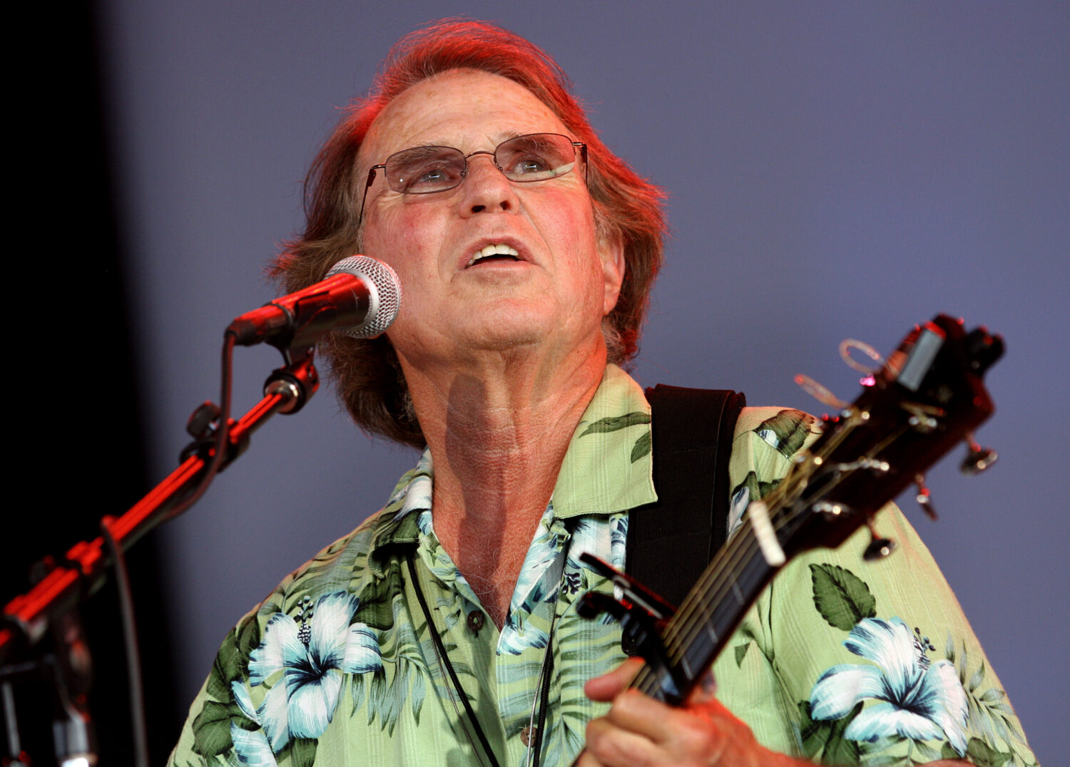 FILE - Country singer Joe McDonald plays during the Heros of Woodstock concert at Bethel Woods Cent...