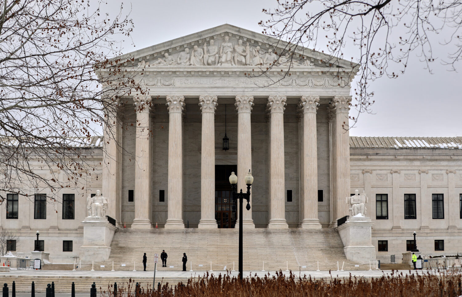 FILE - The Supreme Court is photographed, Feb. 6, 2026, in Washington. (AP Photo/Rahmat Gul, File)C...