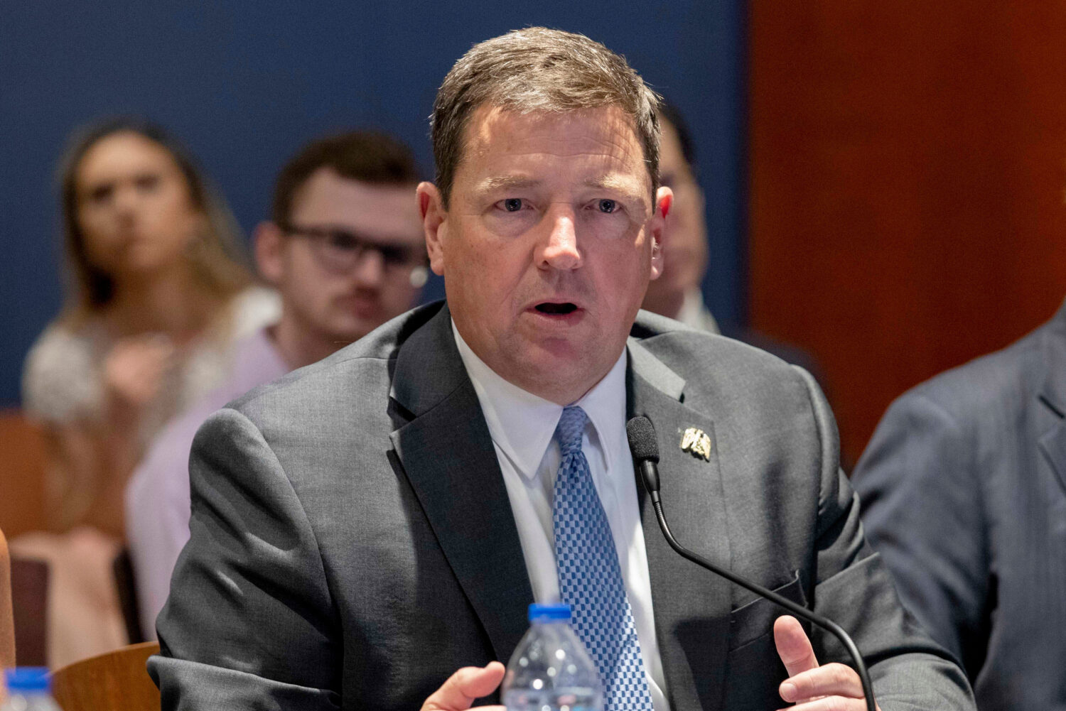 FILE - Ed Martin speaks at an event at the Capitol in Washington, on June 13, 2023. (AP Photo/Amand...