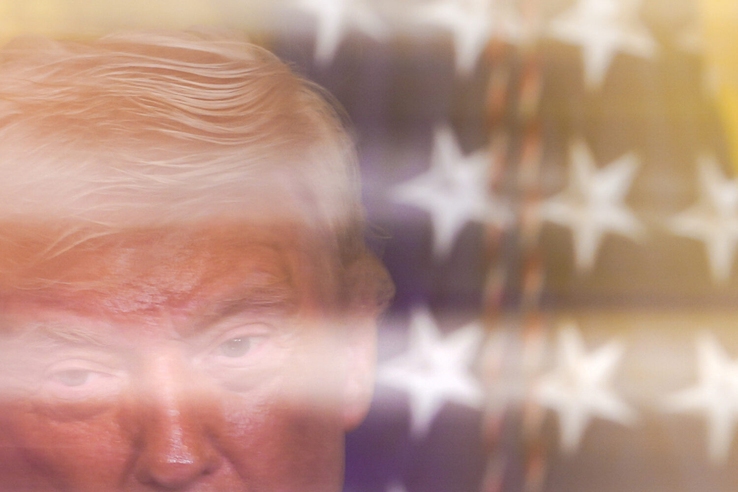 In this image taken with a slow shutter speed, President Donald Trump speaks during a women's histo...