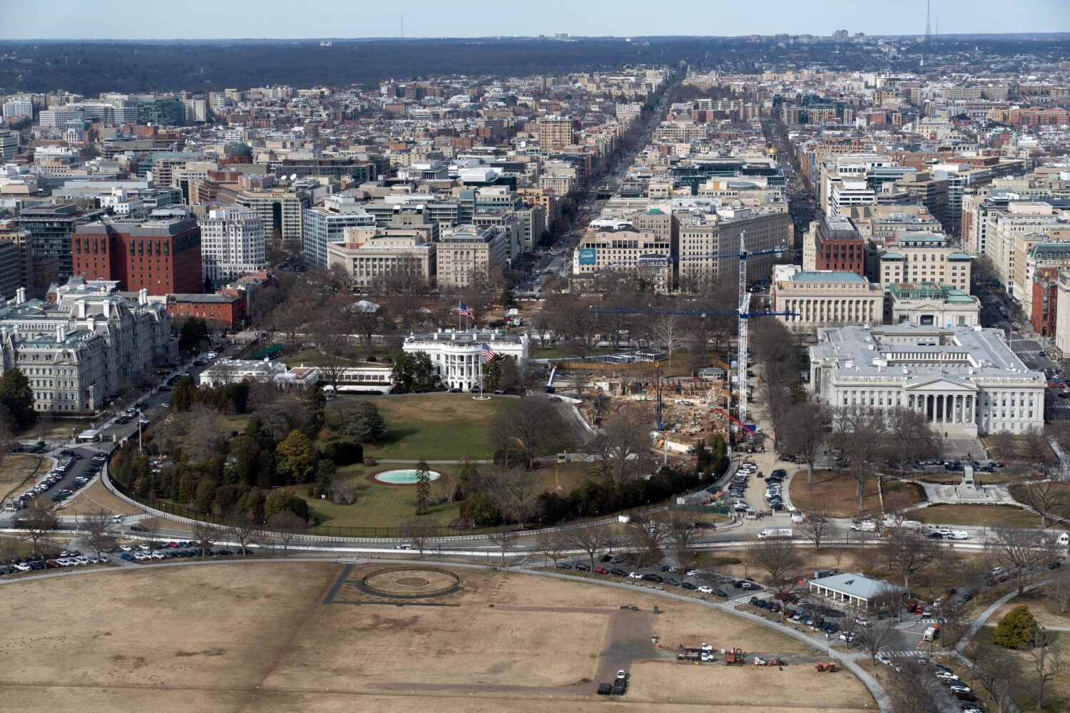 FILE - The White House is seen Feb. 24, 2026, in Washington. (AP Photo/Jose Luis Magana, File)Credi...